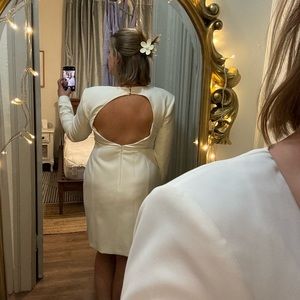 Ivory/ white Karen Millen corset top dress. New with tags!!